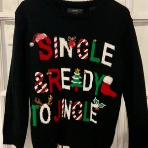 Forever 21 “Single & Ready to Jingle” XMAS Sweater